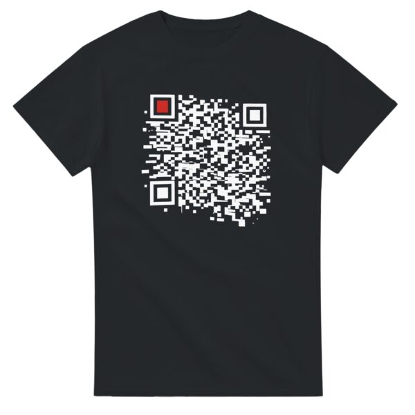 Order and Chaos essential T-shirt by Casual Clash in black featuring a segmented grid and a red square